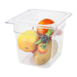 Tongnian 24 Pcs Plastic Drain Shelf For 1/3 Size Food Pan Clear Plastic Grate Acrylic Food Drain Trays For Food Fruit Vegetables Kitchen Restaurant