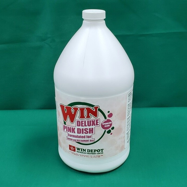 UNIFIED 1011 Win Depot Deluxe Pink Dish Soap, 1 Gallon Win Depot