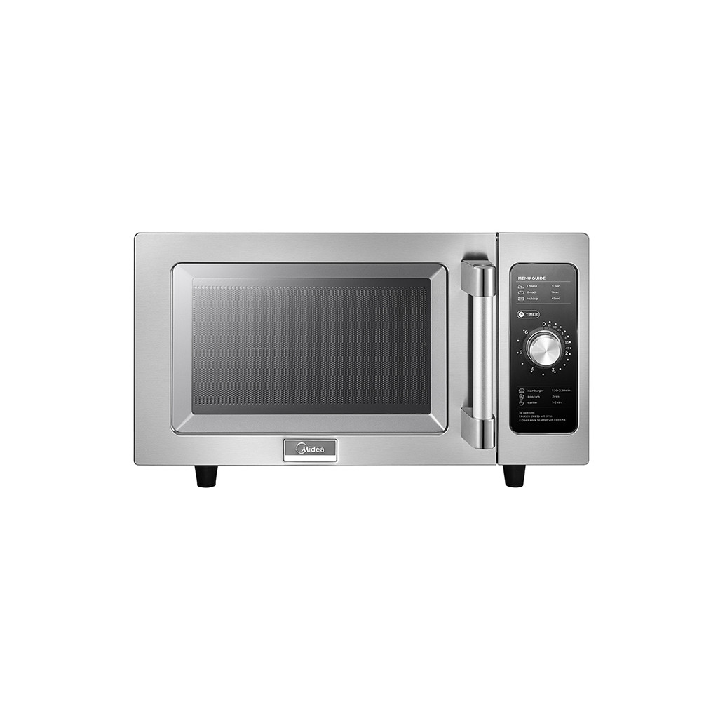 Midea 1034N1A 1.2 Cu. Ft. 1000W Push Button Commercial Microwave, Large Capacity, 120V Win Depot