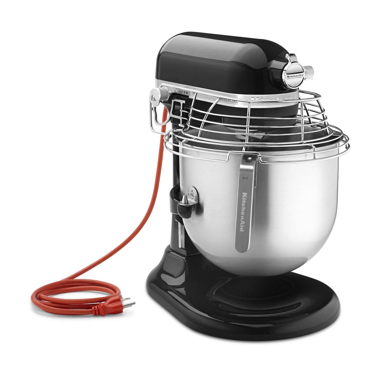 KitchenAid KSMC895OB Commercial NSF 8 Qt. Mixer w/ Bowl Guard