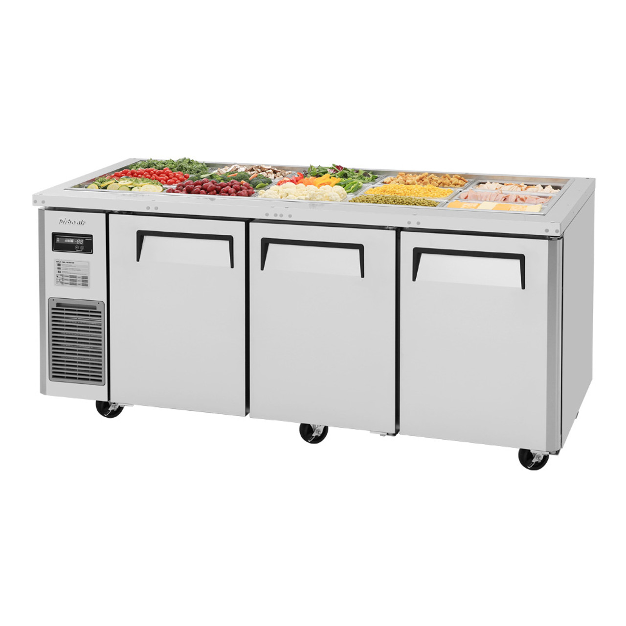 Turbo Air Jbt 72 N Buffet Display Table Side Mount 3 Doors Win