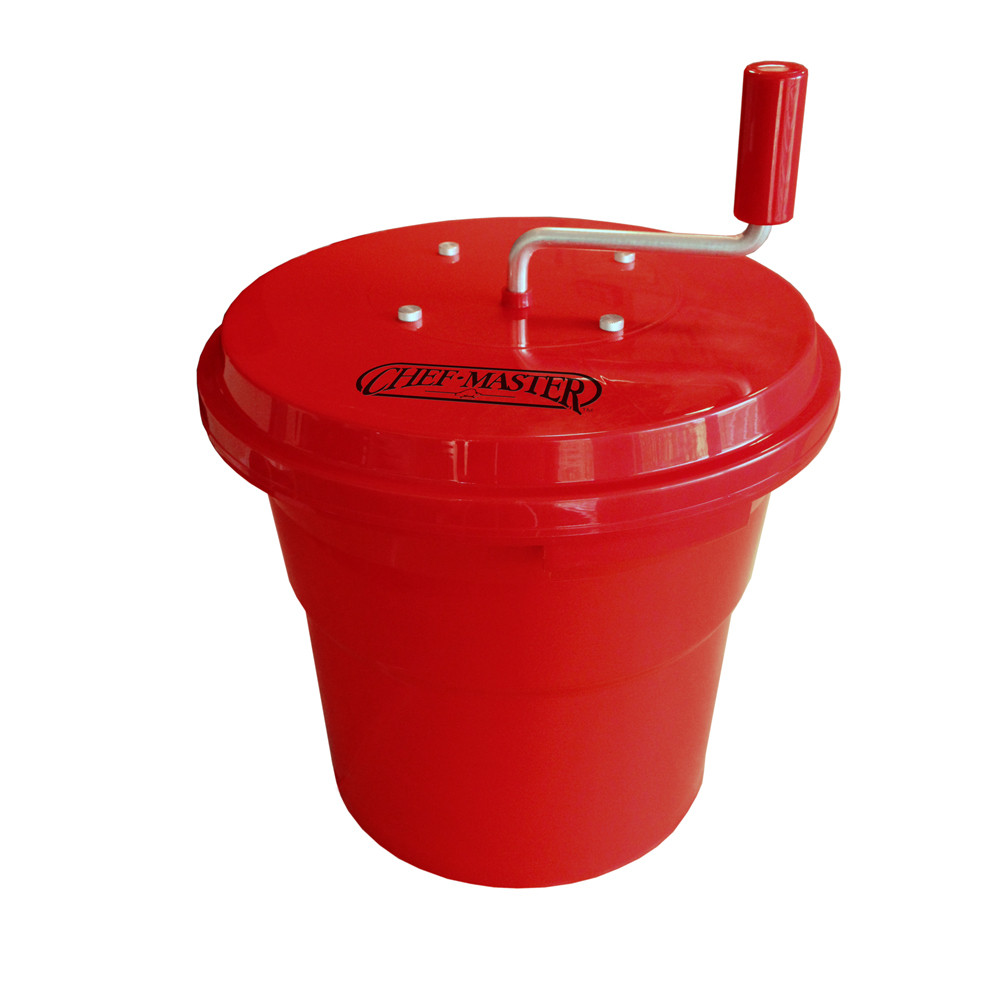 CHEFMASTER 90008 Manual Salad Spinner, 5 Gallon - Win Depot