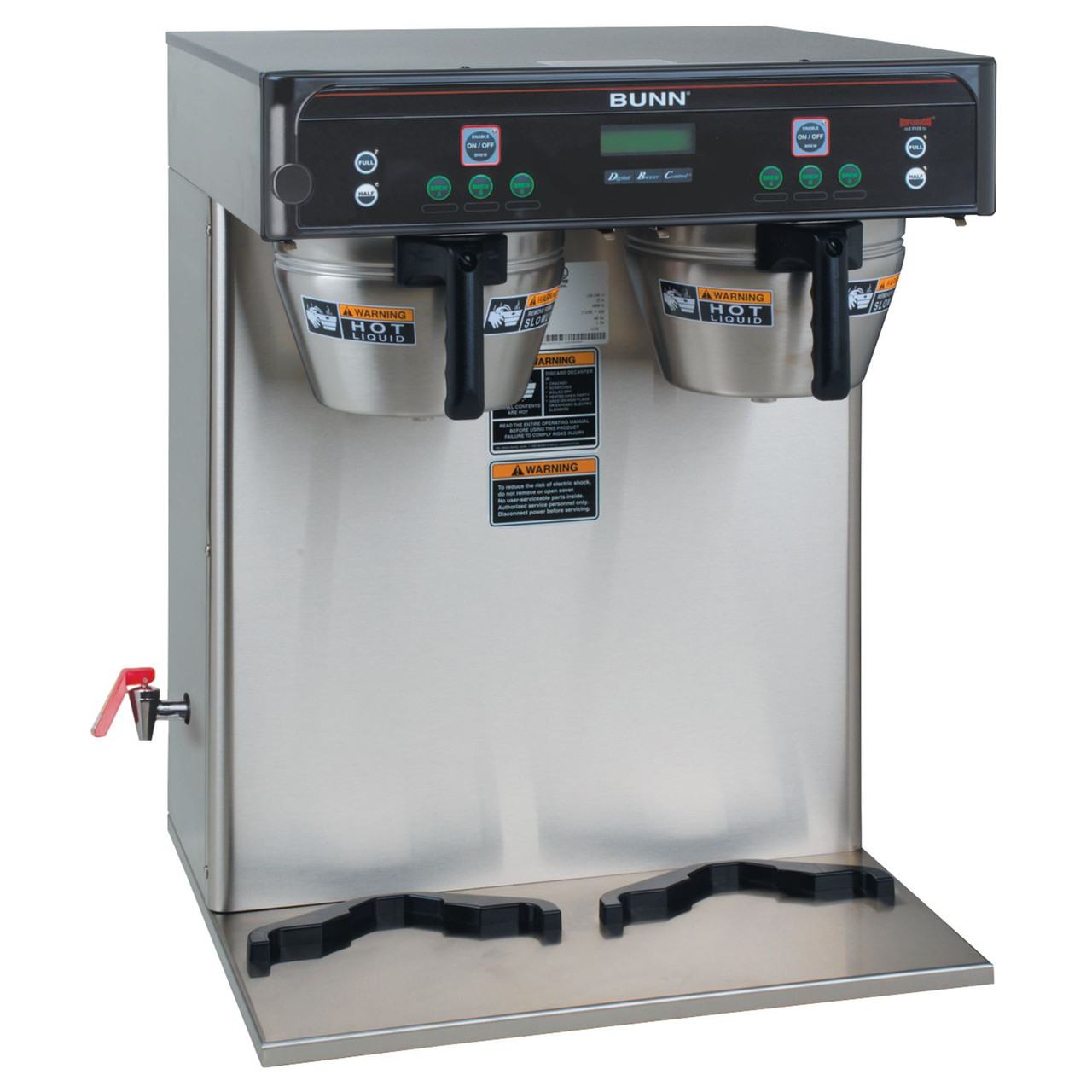 Bunn 37600.0010 ICB-TWIN Infusion Series Coffee Brewer, Brews 17.5