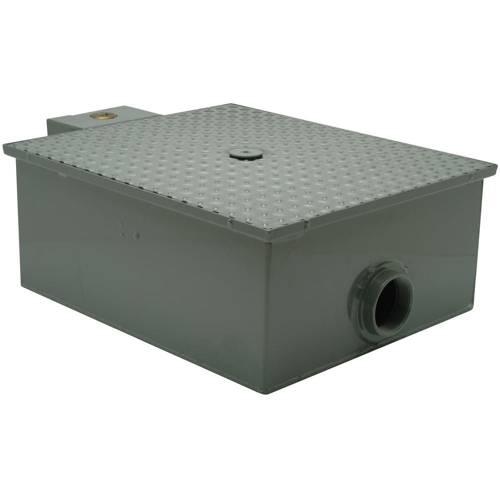 Zurn GT2701-35 Low Profile Grease Trap, 70 lb Capacity - Win Depot