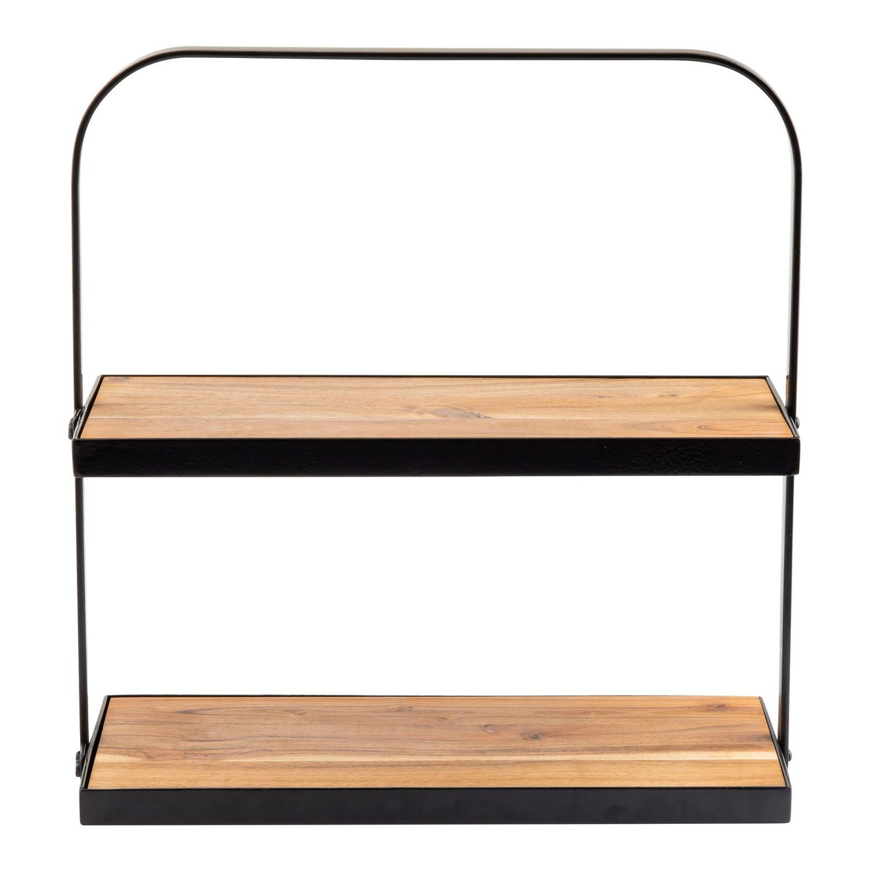 Tablecraft 10718 Rectangular Two-Tiered Display Stand, 17-3/10