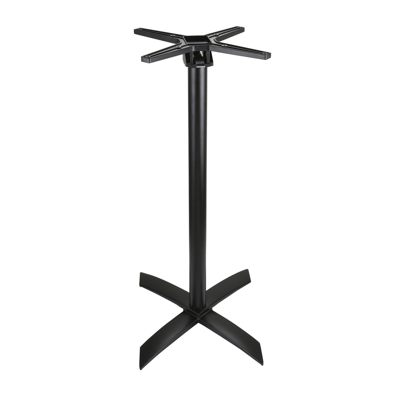 G&A FHA2626 Aluminum Folding Table Base, 24" x 24", Bar Height - Win Depot
