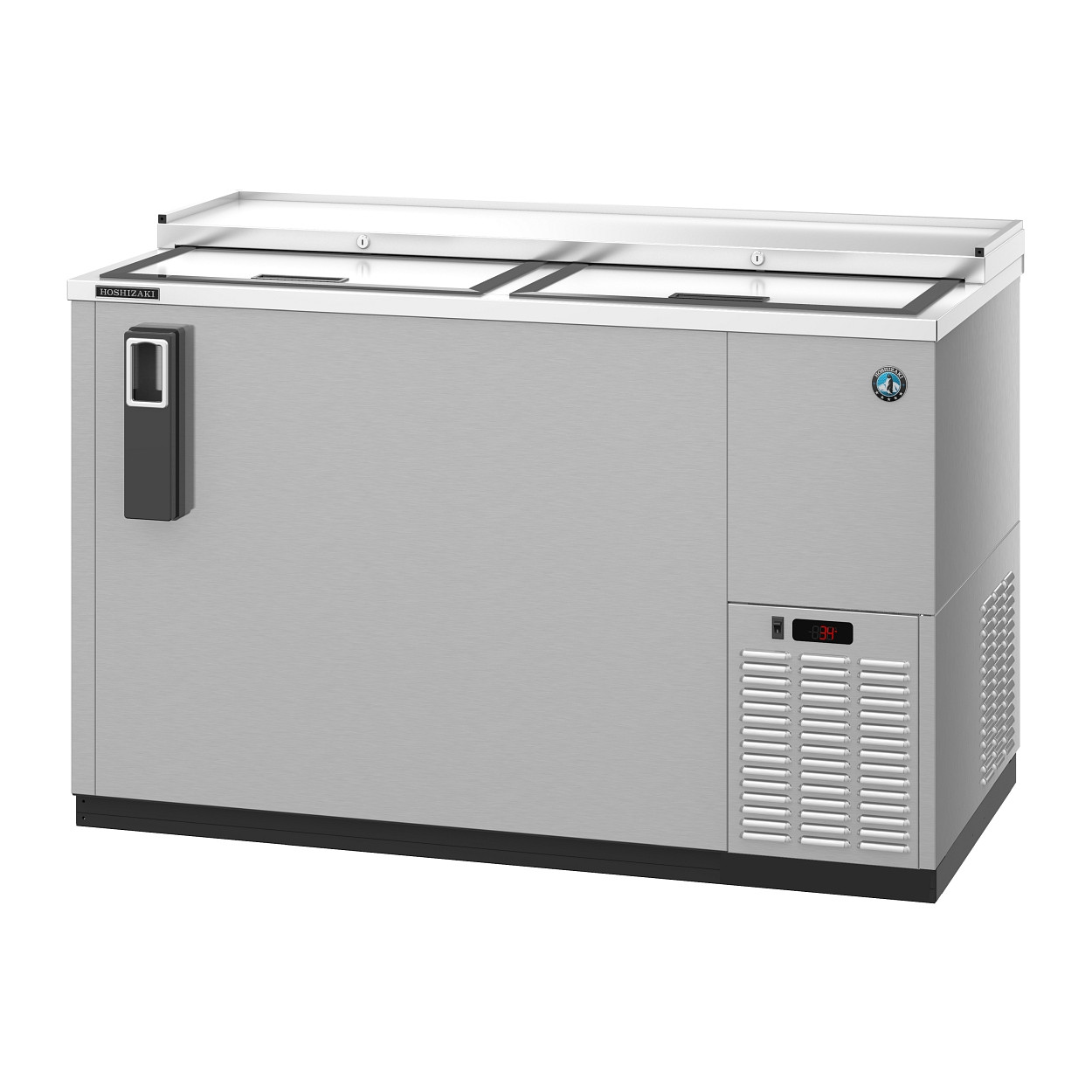 Hoshizaki HBC-50-S Refrigerator, Two Section, Stainless Steel Back