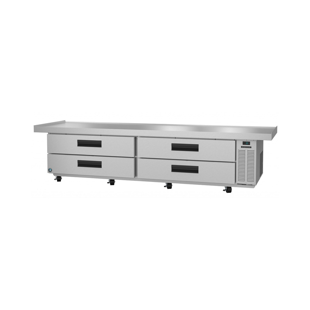 Hoshizaki Cr110a Refrigerator Two Section Chef Base Prep Table