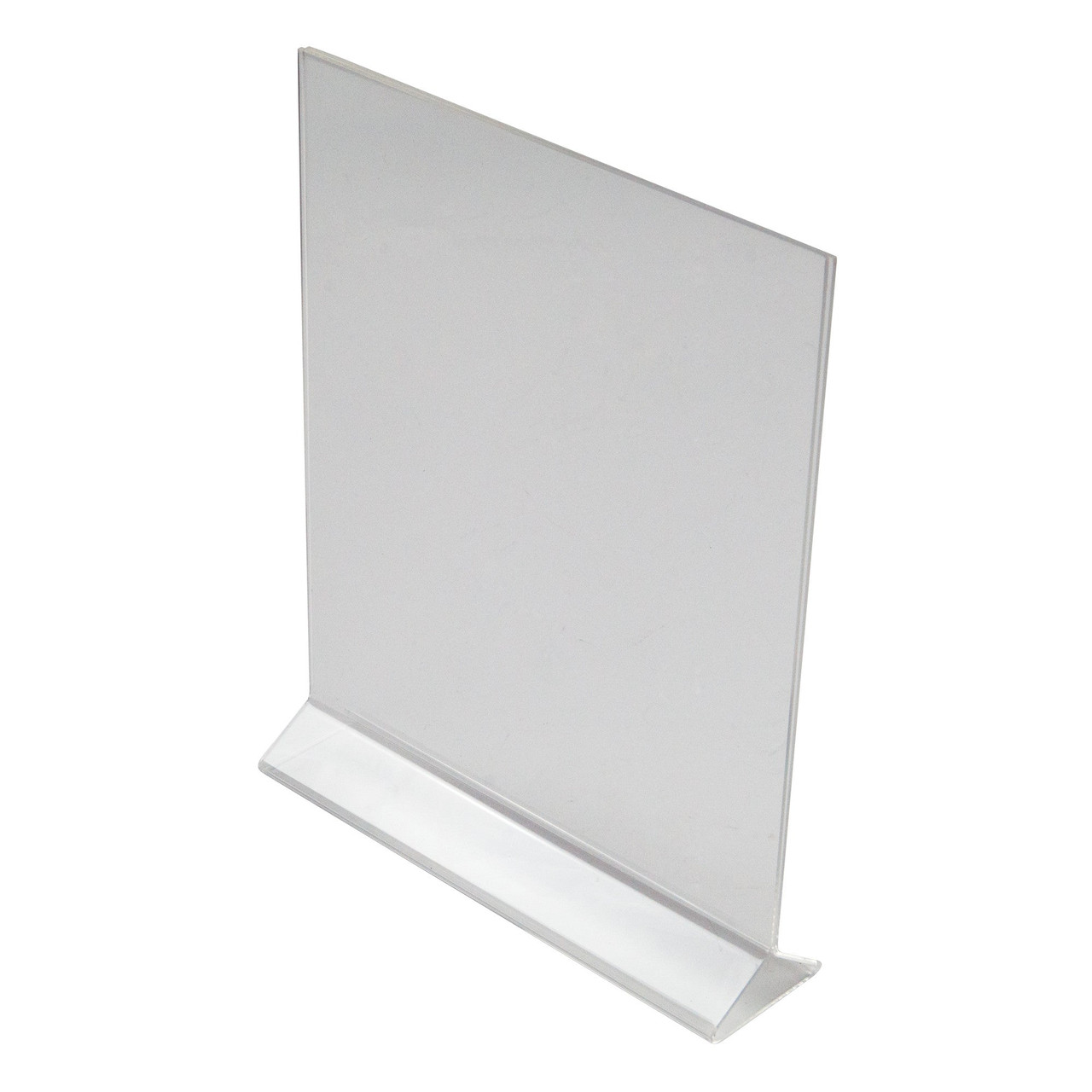 Winco ATCH-811 Double-Sided Clear Acrylic Menu Stand - 8