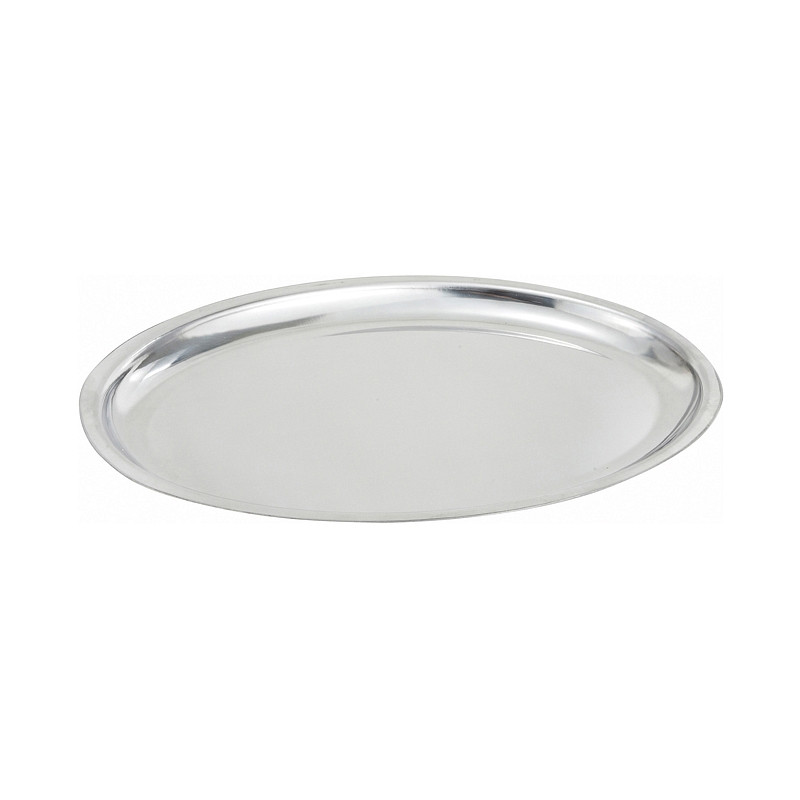 Royal Industries Sizzle Platter Oval – 11-3/4'' X 8'', Edelstahl Servierplatte, Nachhaltig