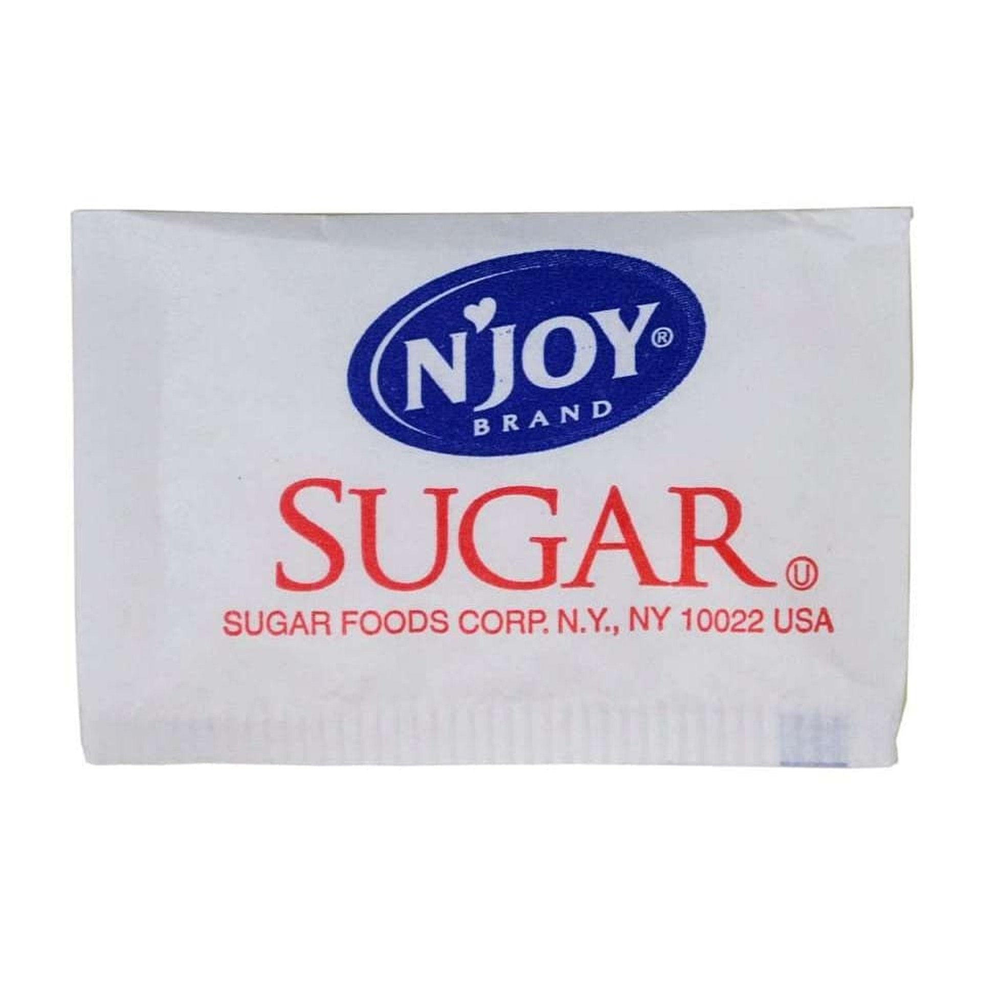 N'Joy Sugar Packet, 0.1 Ounce (1000/Case) Win Depot