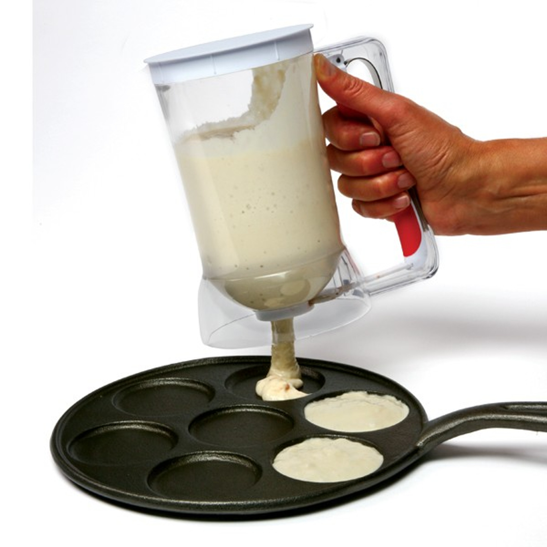Norpro 1013 Plastic Pancake/Batter Dispenser, 4 Cup Win Depot