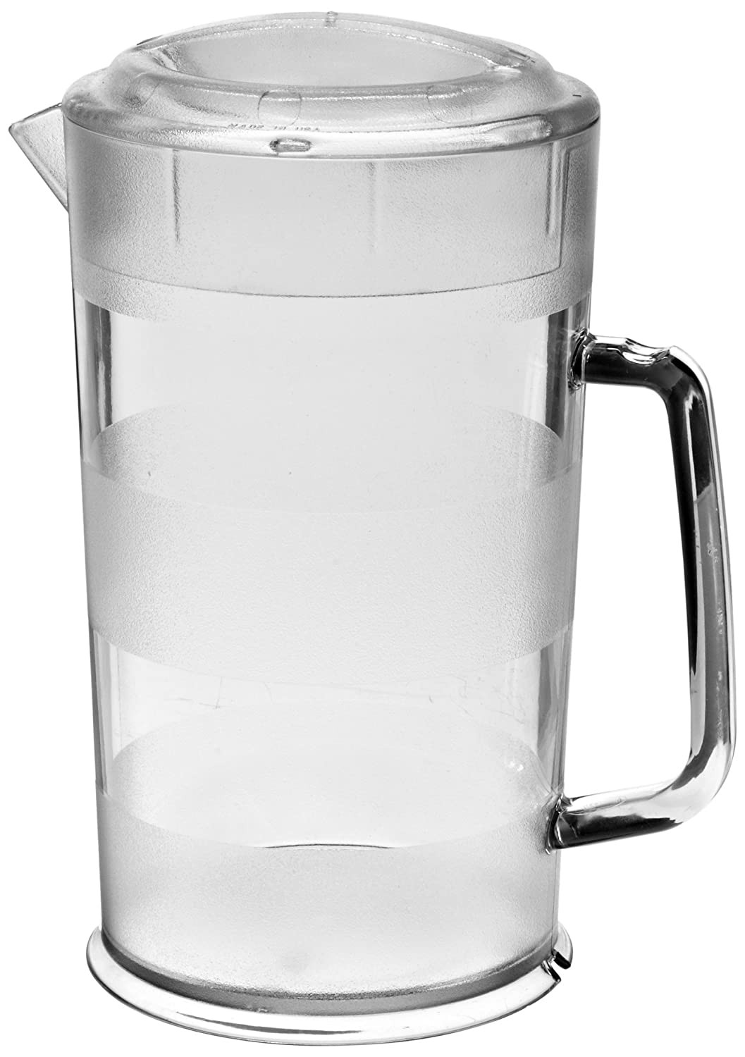 Cambro PC64CW135 64 Oz. Clear Polycarbonate Pitcher with Lid - Win Depot