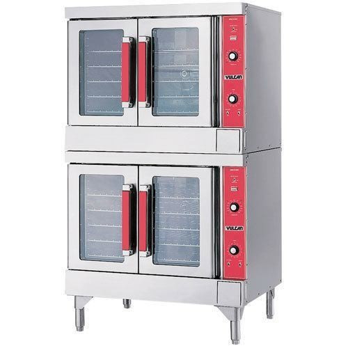 Vulcan VC44ED208 Double Deck Electric Convection Oven Solid State