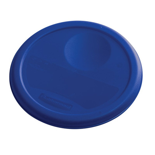 Rubbermaid 1980339 Lid, 4 quart, Blue, Round, Leak-Resistant