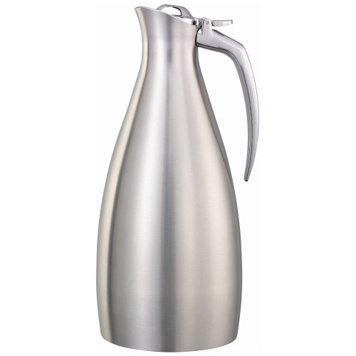 Service Ideas MWP33RB 3.3 Liter Clear Plastic Pitcher with Lid & Ice Tube -  Win Depot