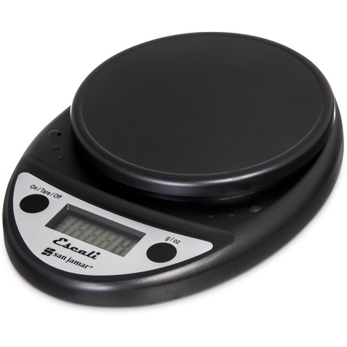 Escali Primo Digital Scale, 11 lb, Black