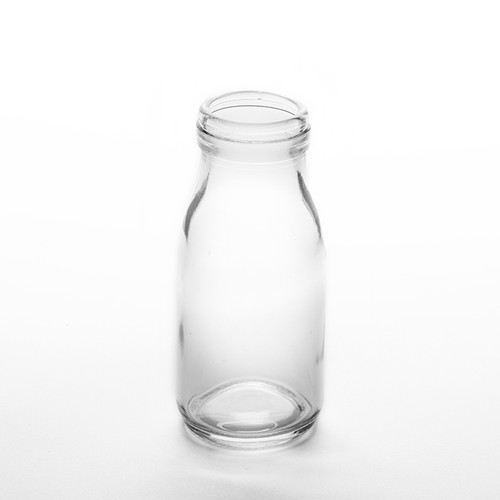 Amercian Metalcraft Glass Milk Bottle, 16 Oz.