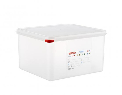 Araven 91185 Food Storage Container with Lid, 14.7 qt., 14-7/8 x 10-3/8 x  9-1/8 - Win Depot