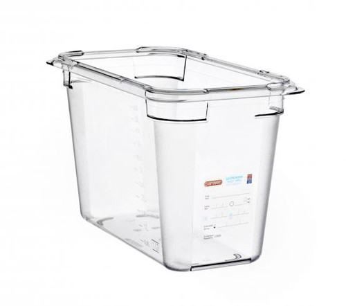 Araven 91185 Food Storage Container with Lid, 14.7 qt., 14-7/8 x 10-3/8 x  9-1/8 - Win Depot