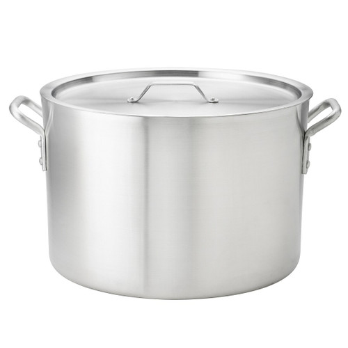 Browne 5813326 Aluminum Sauce Pot, 26 qt., without Cover - Win Depot