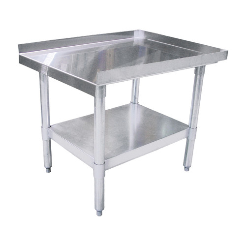 Omcan 24087 18 Gauge Stainless Steel Equipment Stand, 15"W x 30"D