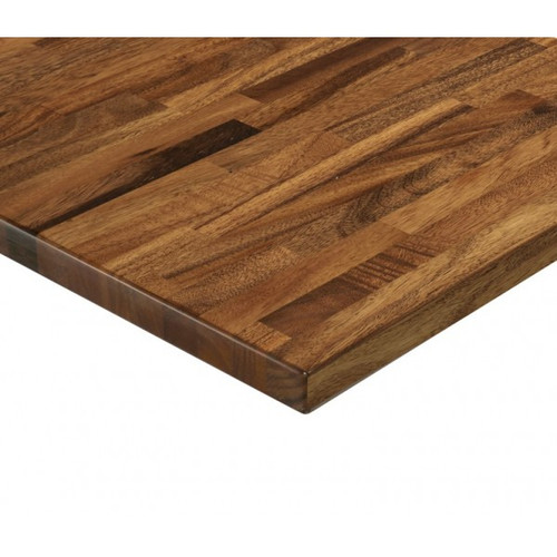G&A HS2424 24" x 24" x 1.5" Saman Hardwood Table Top