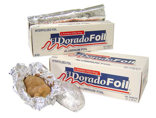 9″ x 10 3/4″ Food Service Interfolded Pop-Up Foil Sheets Box – 200  sheets/Box – AMC Distributions