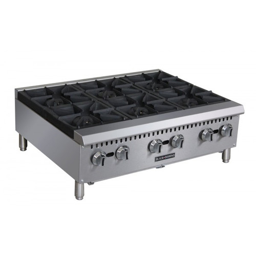 6 Burner Table Top Hot Plate ATHP-36-6 Heavy Duty 36″ Countertop Range