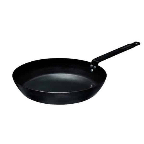 Browne 573736 Thermalloy Carbon Steel Fry Pan, 6-3/10" dia., Induction Ready
