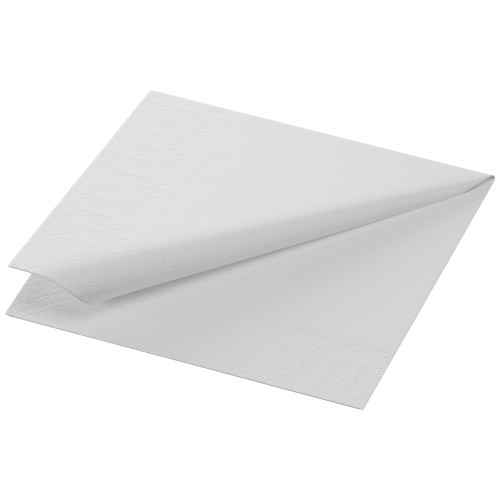 Duni 168396 Beverage Cocktail Napkins, 2-ply, White (2400/case)