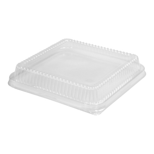 Handi-Foil Half 1/2 Size Sheet Cake Aluminum Foil Pan w/Clear Low Dome Lid  (pack of 10)