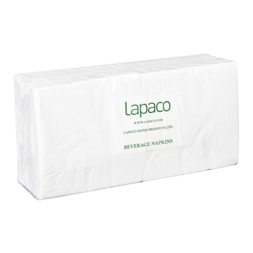 7.5 in x 4.25 in Earthwise Coin Embossed White Dinner Napkins 1000 ct.