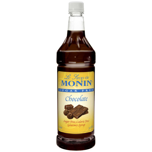 Monin Sugar Free Chocolate Syrup, 1 Liter