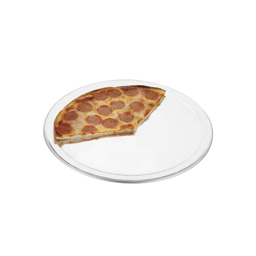 Winco APZT-18 18 Wide Rim Aluminum Pizza Pan - Win Depot