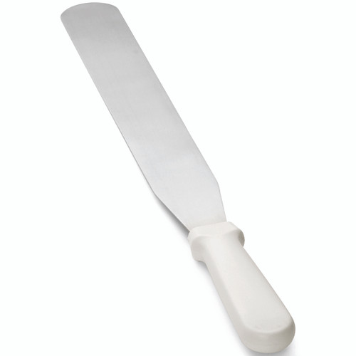 Tablecraft 4214 14 Icing Spatula, White ABS Handle - Win Depot