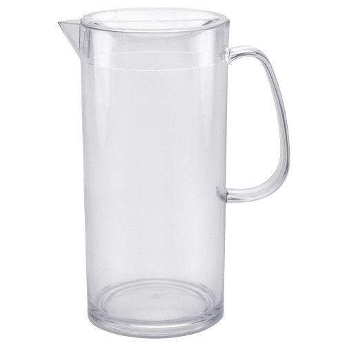 Service Ideas MWP33RB 3.3 Liter Clear Plastic Pitcher with Lid