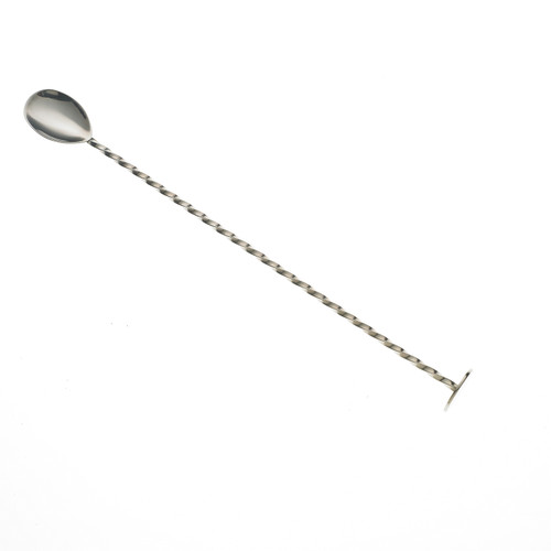 Mercer Barfly M37018 Barfly Bar Spoon, with muddler, 11-13/16", Stainless