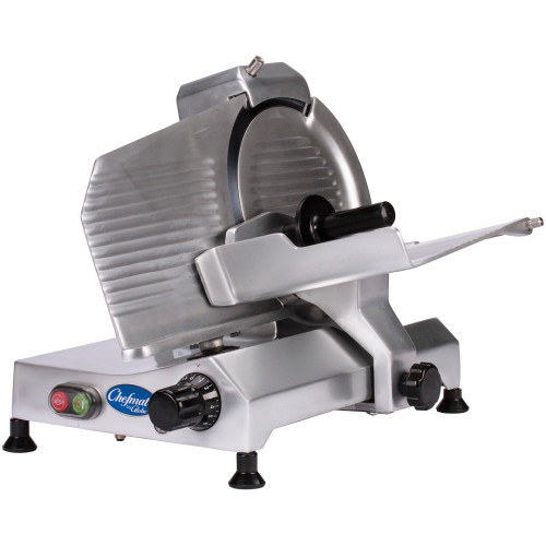 Global Solutions GS1600 9 Manual Meat Slicer, Gravity Feed - Win Depot