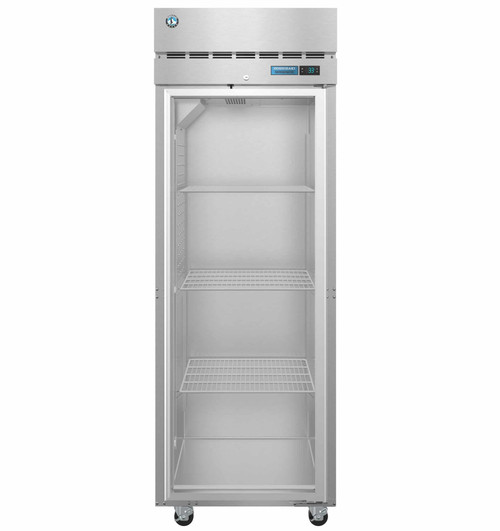 Hoshizaki R1A-FG Refrigerator, Single Section Upright, Full Glass Door with Lock
