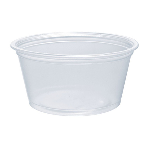 Dart Clear 2 oz. Plastic Souffle Portion Cup - 2500/Case