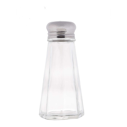 Tablecraft C132-12 Glass 3 oz Salt / Pepper Shaker - Dozen