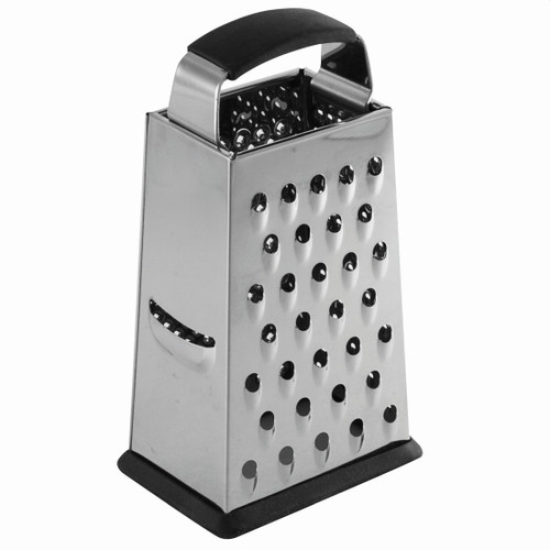 Stainless Steel Box Grater with 4 Sides Non-Stick Mirror Finish – Life Handy