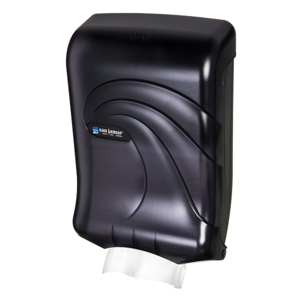San Jamar T1790TBK Paper Towel Dispenser, C-Fold/Multifold