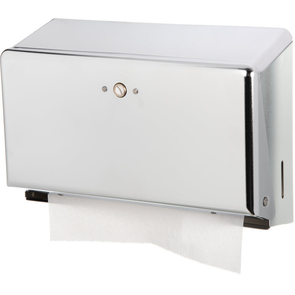 San Jamar T1950XC Paper Towel Dispenser, C-Fold/ Multifold, Stainless Steel