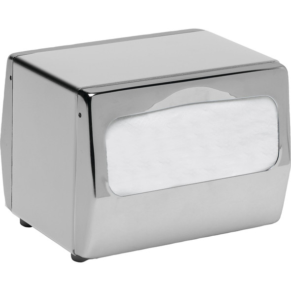 San Jamar H4001XC Tabletop Napkin Dispenser, Two-Sided, Fullfold