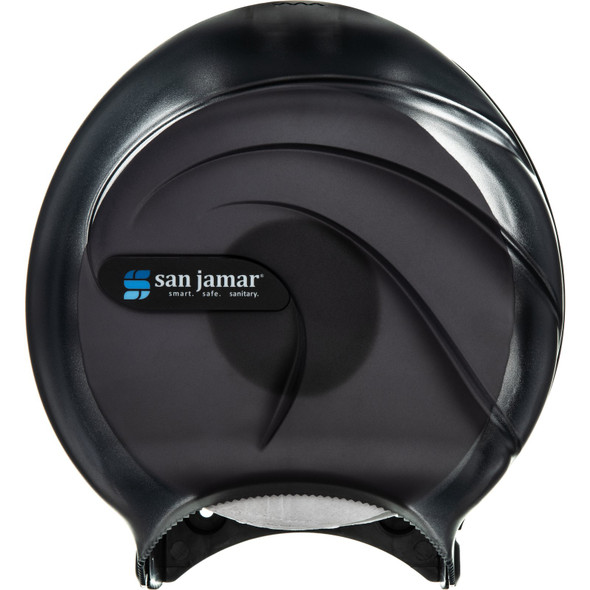 San Jamar R2090TBK Jumbo Roll Bath Tissue Dispenser