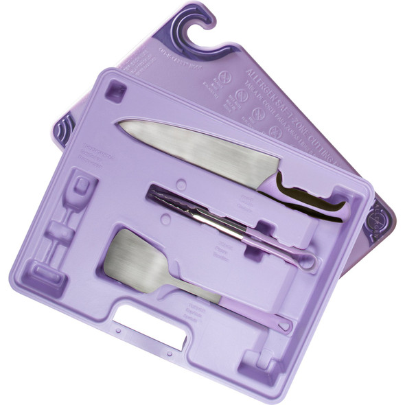 San Jamar ASZ121812SYS Food Allergen Safety Set