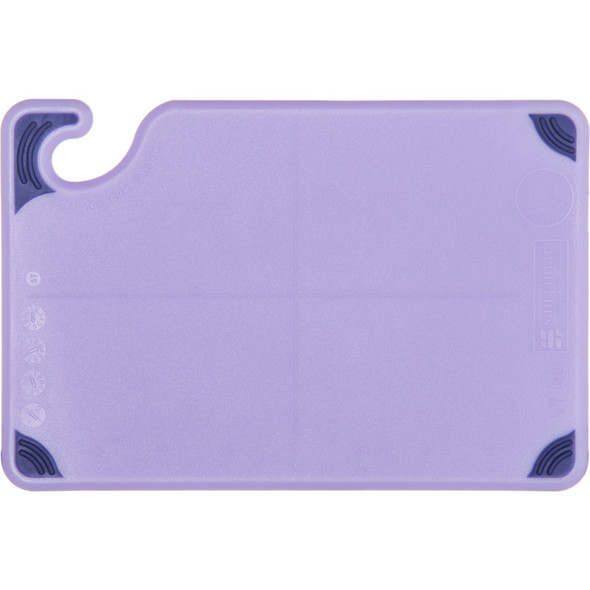 San Jamar CBG6938PR Food Allergen Safety Board, 6" x 9" x 3/8", Purple