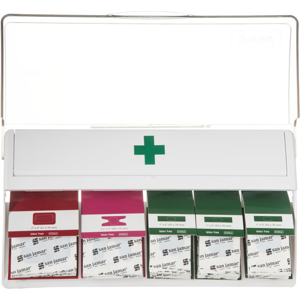 San Jamar MKBD100 Mani-Kare Bandage Dispenser (with Bandages)